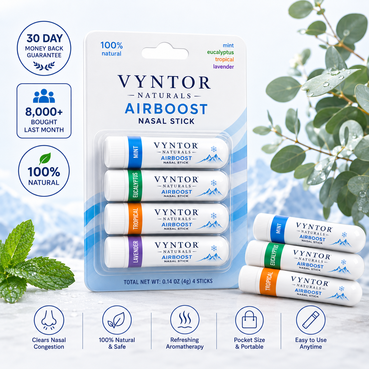 Nasal Stick (4 Pack)