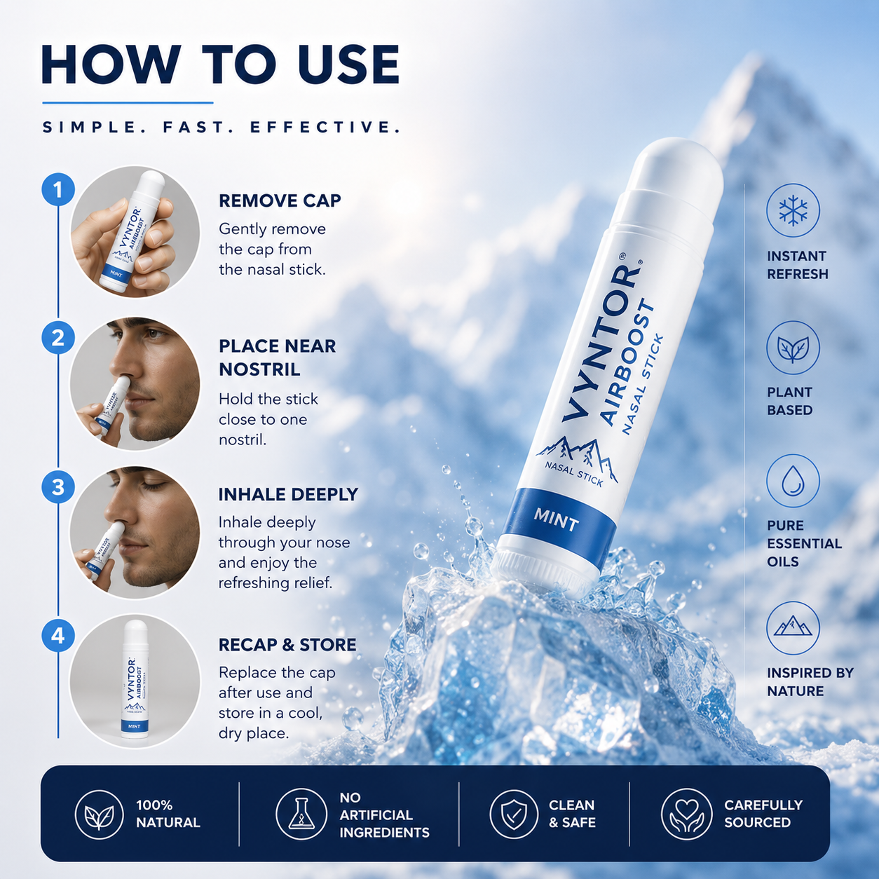 Nasal Stick (4 Pack)